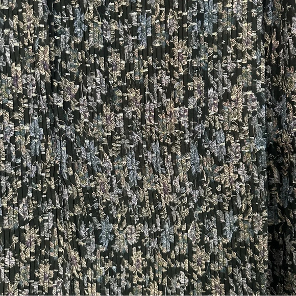 NWT Good Hart by Matilda Jane Black and Navy Paisley Wimberley Pleated Skirt - Picture 3 of 8